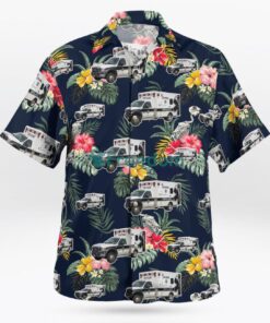 New York, Albany County EMS Hawaiian Shirt Product Photo 3