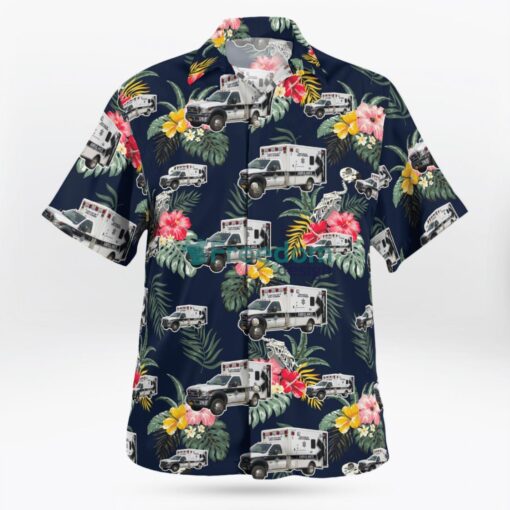 New York, Albany County EMS Hawaiian Shirt Product Photo 3