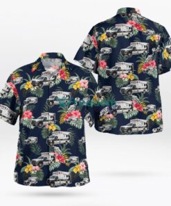 New York, Albany County EMS Hawaiian Shirt