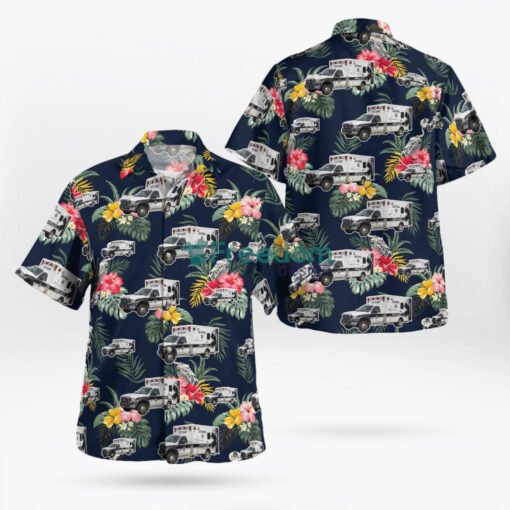 New York, Albany County EMS Hawaiian Shirt Product Photo 1