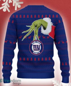 New York Giants Grinch Driving Funny 3D Ugly Christmas Sweater For Men Women - New York Giants Christmas Sweater Grinch Driving Photo 3