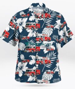 New York, Hawthorne Fire Department Hawaiian Shirt Product Photo 3