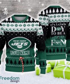 New York Jets Knitted Sweater For Men Women Fans Gift Christmas