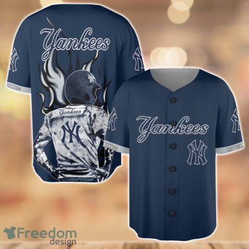 New York Yankees Wave Player Baseball Jersey Shirt For Team Product Photo 1