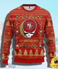 NFL San Francisco 49ers Ugly Christmas Sweater The Intelligence Of The Skull Unisex Sweater Gift
