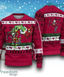NFL Tampa Bay Buccaneers Grinch Christmas Ugly Sweater Gift Christmas