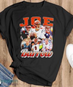 NFL Vit Cincinnati Bengals Joe Burrow Autographed shirt - Black T-Shirt