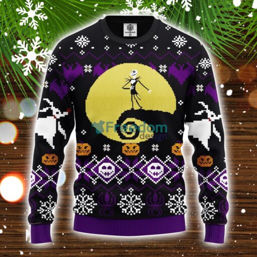 Nightmare Before Xmas Ugly Christmas Sweater Amazing Gift Family Christmas Gift Product Photo 1