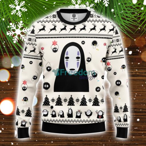 No Face White Ugly Christmas Sweater Amazing Gift Family Christmas Gift Product Photo 1