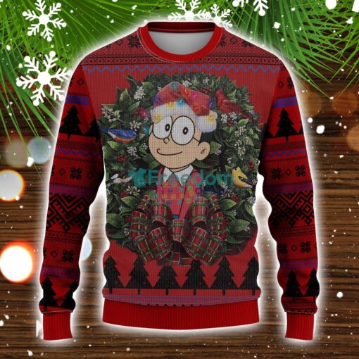 Nobita Doraemon Mc Ugly Christmas Sweater Christmas Gift For Men And Women Product Photo 1