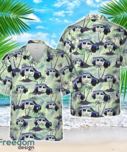 Norfolk, VA, Police Department Ice Cream Van Hawaiian Shirt Summer Beach Shirt