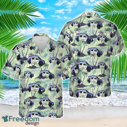 Norfolk, VA, Police Department Ice Cream Van Hawaiian Shirt Summer Beach Shirt Product Photo 1