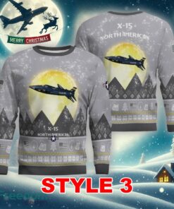 North American X-15 X15 Aircraft Moonlight Multi Color Knitted Christmas Sweater Gift For Men And Women - North American X-15 X15 Aircraft Moonlight Ugly Christmas Sweater_21