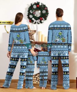 North Carolina Tar Heels Pajamas Sport Team Pajama Set Christmas Gift For Family Custom Name Unique Gift Product Photo 2