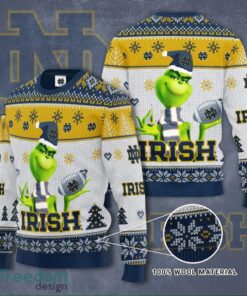 Notre Dame Fighting Irish Custom Christmas Ugly Sweater 3D