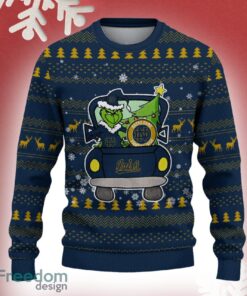 Notre Dame Fighting Irish Grinch Driving Funny 3D Ugly Christmas Sweater For Men Women