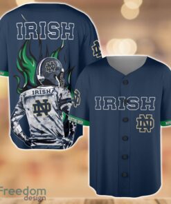 Notre Dame Fighting Irish Wave Player Baseball Jersey Shirt For Team