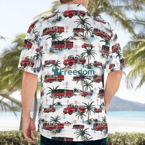 Ocoee, Orange County, Florida, Ocoee Fire Department Hawaiian Shirt Product Photo 2