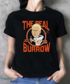 Official Bengals The Real Joe Burrow Signature Shirt image Official Bengals The Real Joe Burrow Signature Shirt - Ladies T-Shirt