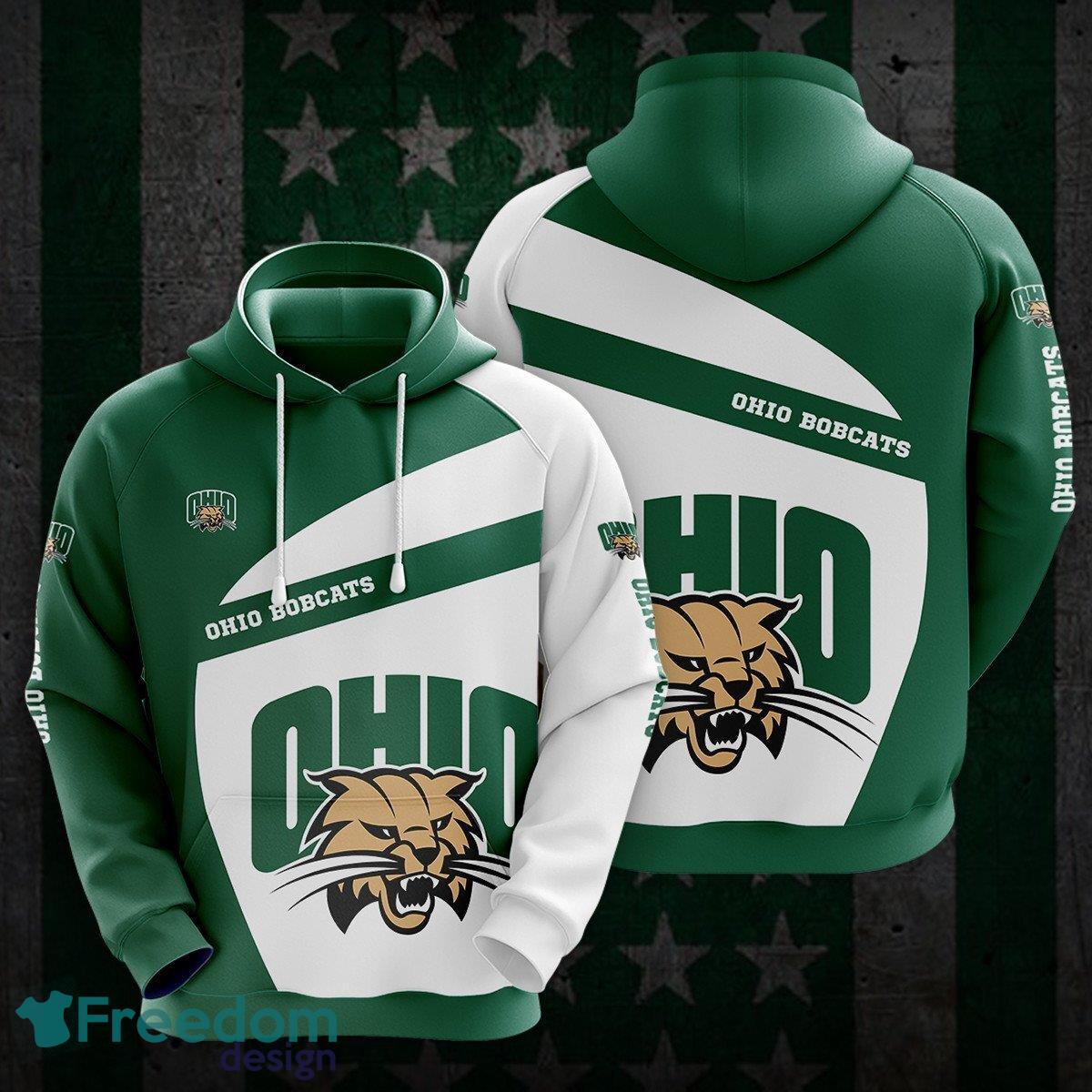 Ohio Bobcats 3D Hoodie For Fans New Trending All OVer Print - Ohio Bobcats 3D Hoodie For Fans New Trending All OVer Print