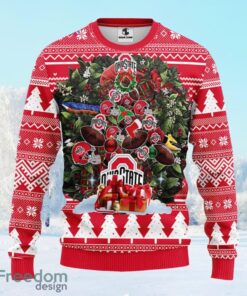 Ohio State Buckeyes Tree Ball Christmas Ugly Sweater Gift For Men And Women
