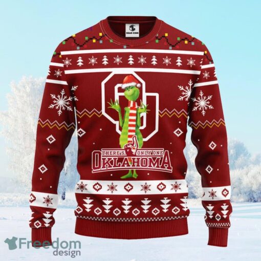 Oklahoma Sooners Funny Grinch Christmas Ugly Sweater Gift For Men And Women Product Photo 1