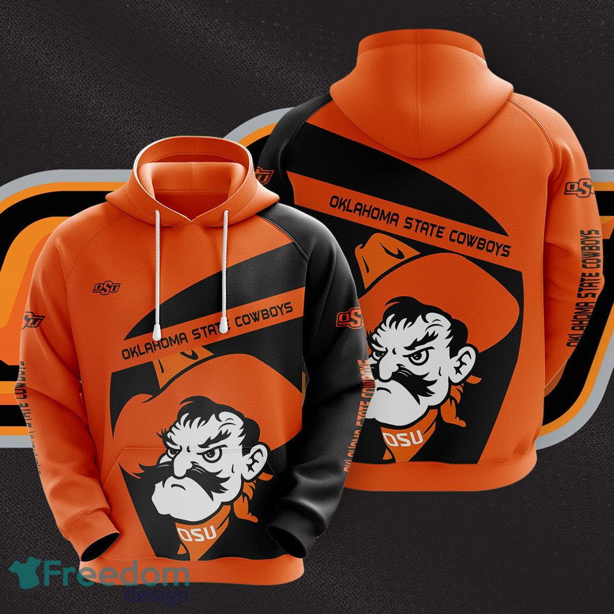 Oklahoma State Cowboys 3D Hoodie For Fans New Trending All OVer Print - Oklahoma State Cowboys 3D Hoodie For Fans New Trending All OVer Print