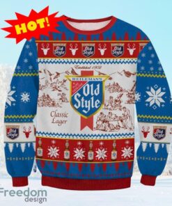 Old Style Beer Ugly Christmas Sweater Gift For Men And Women