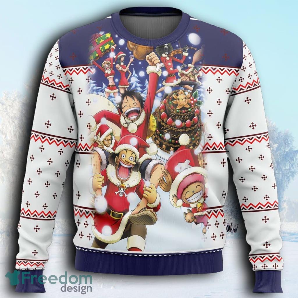 One Piece Crew Ugly Christmas Sweaters 3D Super Hot image One Piece Crew Ugly Christmas Sweaters 3D Super Hot Product Photo 1