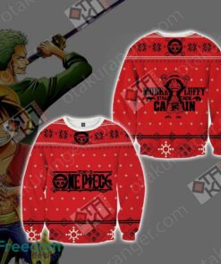 One Piece Luffy Christmas Style New Unisex 3D Christmas Ugly Sweater 3D