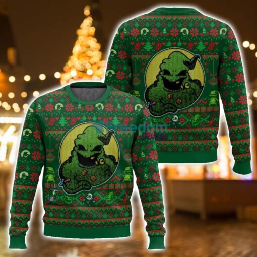 Oogie Boogie The Nightmare Before Christmas Ugly Sweater 3D Printed Sweater Christmas Gift - Oogie Boogie The Nightmare Before Christmas Ugly Sweater-3