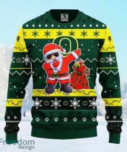 Oregon Ducks Dabbing Santa Claus Christmas Ugly Sweater Gift For Men And Women