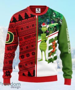Oregon Ducks Grinch & Scooby doo Christmas Ugly Sweater Gift For Men And Women