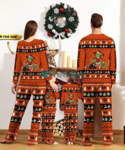 Oregon State Beavers Pajamas Sport Team Pajama Set Christmas Gift For Family Custom Name Unique Gift Product Photo 2