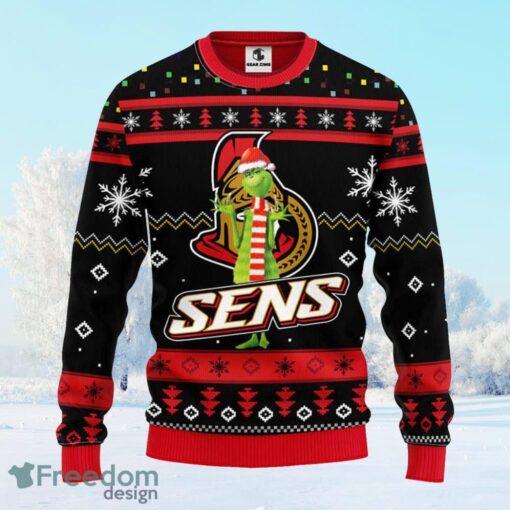 Ottawa Senators Funny Grinch Christmas Ugly Sweater Gift For Men And Women Product Photo 1