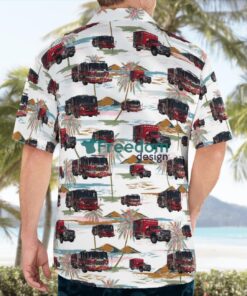 Oyster Bay, Nassau County, New York, Oyster Bay Fire Department Hawaiian Shirt Product Photo 2