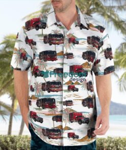 Oyster Bay, Nassau County, New York, Oyster Bay Fire Department Hawaiian Shirt Product Photo 4