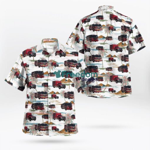 Oyster Bay, Nassau County, New York, Oyster Bay Fire Department Hawaiian Shirt Product Photo 1