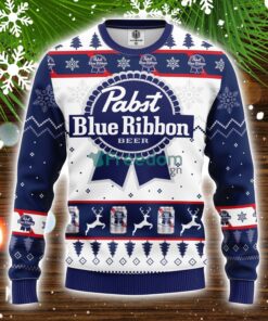 Pabst Blue Beer Ugly Christmas Sweater Amazing Gift Idea Christmas Gift