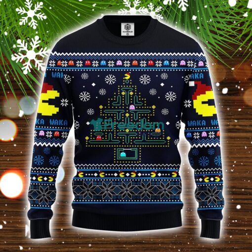 Pacman Ugly Christmas Sweater Amazing Gift Idea Christmas Gift Product Photo 1