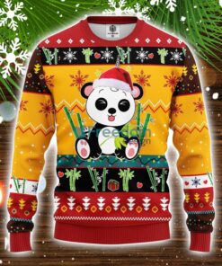 Panda Ugly Christmas Sweater Yellow Amazing Gift Idea Christmas Gift