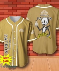 Patrón Tequila Halloween Jack Skellington Nightmare Baseball Jersey for All Genders