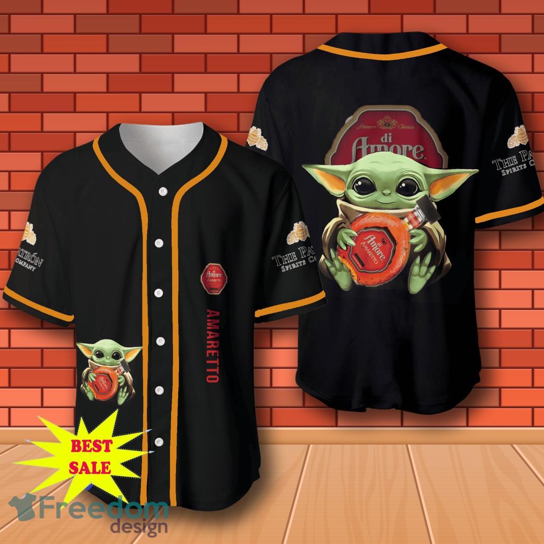 Patron Baby Yoda Baseball Jersey for All Genders image Patron Baby Yoda Baseball Jersey for All Genders Product Photo 1