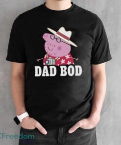 Peppa Pig Father's Day Dad Bod T-shirt - Black Unisex T-Shirt