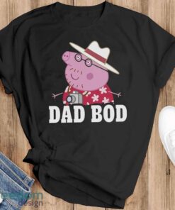 Peppa Pig Father's Day Dad Bod T-shirt - Black T-Shirt