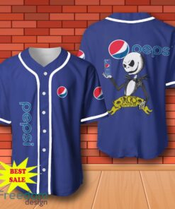 Pepsi Halloween Jack Skellington Nightmare Baseball Jersey for All Genders