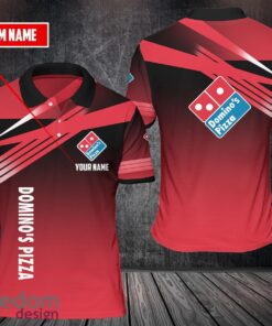 PERSONALIZED domino’s pizza 3D Polo Shirt Golf Lover Gift Custom Name