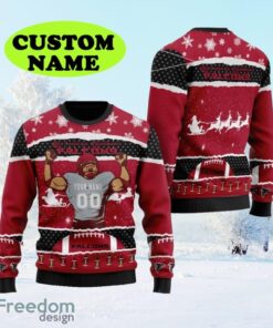 Personalized NFL Atlanta Falcons All I Need For Christmas Ugly Christmas Sweater Perfect Gift For Football Big Fans