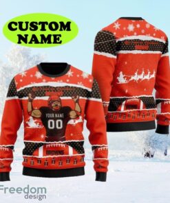 Personalized NFL Cleveland Browns All I Need For Christmas Ugly Christmas Sweater Perfect Gift For Football Big Fans