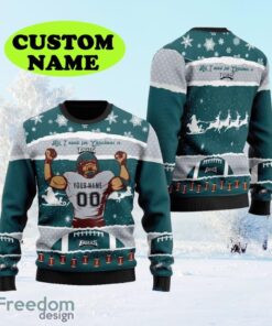 Personalized NFL Philadelphia Eagles All I Need For Christmas Ugly Christmas Sweater Perfect Gift For Football Big Fans
